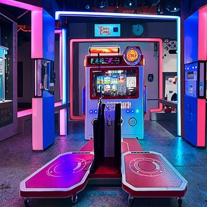 เครื่องเกมอาร์เคดขนาดใหญ่สำหรับเล่นสองคน เกมยิงธนูจำลองยอดนิยมสำหรับเด็ก ใช้เหรียญเพื่อเล่น - Product Image 1