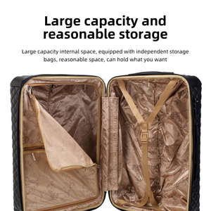 Bán buôn sang trọng thiết kế tùy chỉnh in logo xe đẩy PU da Du Lịch Túi Bộ Du Lịch vali hành lý - Product Image 4