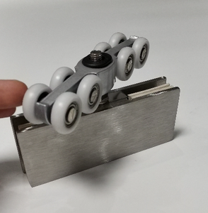 <span class=keywords><strong>Guide</strong></span> de porte coulissante supérieur, accessoire <span class=keywords><strong>pour</strong></span> porte en verre, roue suspendue - Product Image 6