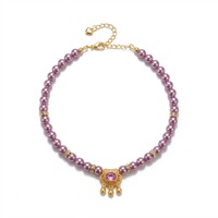 Collier de perles pour chat avec collier de perles mignon pour animaux de compagnie, accessoires de bijoux pour chiot et chat pour mariage et fête