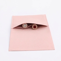 Pochette à bijoux vintage en microfibre pour femme, sac d'accessoires léger et durable, organisateur de colliers, bagues et boucles d'oreilles, sac cadeau