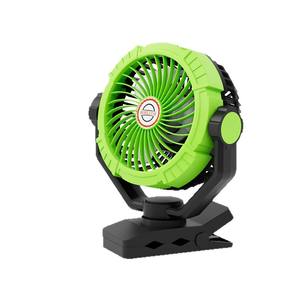 Ventilador de Clip con Cuatro Velocidades y 10400mAh, Ventilador Recargable Oscilante para Camping, Uso en Hoteles, Material Plástico - Product Image 2