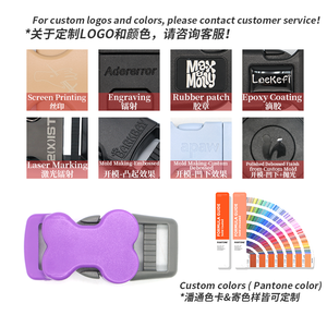 Fibbia a Sgancio Laterale Curva 15mm 20mm 25mm 32mm per Collare per Cani, Chiusura in Plastica a Forma di Osso per Giubbotto Salvagente per Animali - Product Image 4