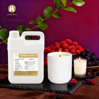 Huile parfumée synthétique à la framboise pour bougies DIY, dentifrice, savon pour les mains, gel douche, lessive - Emballage plastique personnalisable