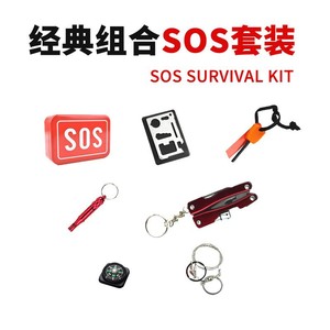 Pipal Tree SOS Emergency Kit First Aid Survival <b>Gear</b> Outdoor Camping Supplies Compact Red Tin <b>Box</b> - Product Image 4