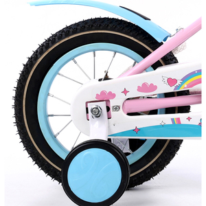 Bicicletta per Bambini da 1-6 Anni a Singola Velocità con Quattro Ruote da 12 Pollici, con Rotelle e Cestino per Ragazzi e Ragazze - Product Image 4