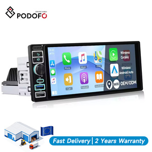 วิทยุติดรถยนต์ Podofo จอเดี่ยว 6.9 นิ้ว ระบบแอนดรอยด์ 2+64G 1 Din รองรับ Wireless Carplay/Android Auto พร้อม GPS และพอร์ตชาร์จ USB Type-C - Product Image 1