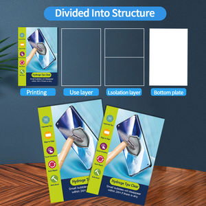 Película <span class=keywords><strong>de</strong></span> hidrogel TPU transparente, Protector <span class=keywords><strong>de</strong></span> pantalla <span class=keywords><strong>de</strong></span> <span class=keywords><strong>corte</strong></span> <span class=keywords><strong>de</strong></span> reparación automática para máquina cortadora plóter, 4 capas, 3A, 120x180mm - Product Image 2