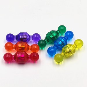 Aimants miniatures en néodyme transparents et colorés pour réfrigérateur et <span class=keywords><strong>tableau</strong></span> <span class=keywords><strong>blanc</strong></span> - Product Image 4