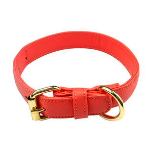 Set kerah dan tali kulit Pu untuk anjing, Set kerah dan tali kulit sapi asli <span class=keywords><strong>Harness</strong></span> hewan peliharaan kualitas tinggi tahan air - Product Image 6