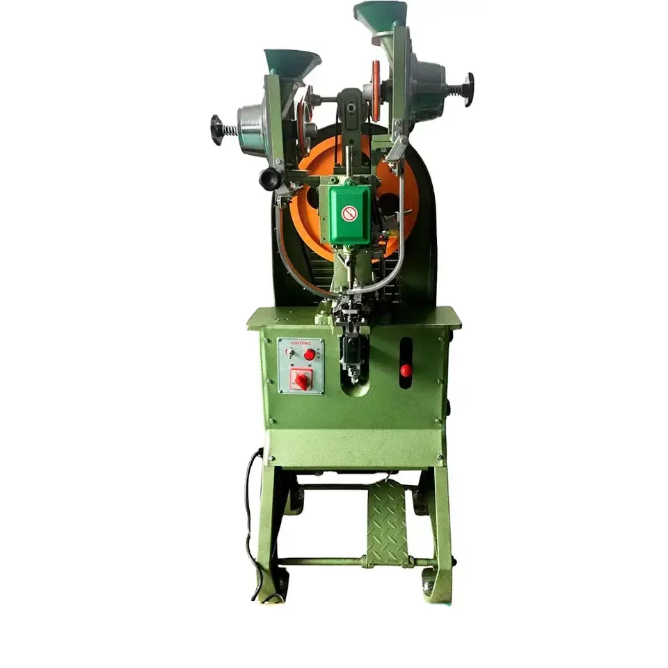 low price 15 years factory JULY table type automatic snap fastening riveting machines