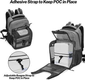 Bolsa de Transporte POC con Cubierta Transparente y Bolsillos, Compatible con el Concentrador de Oxígeno Portátil Inogen One, Mochila de Transporte - Product Image 4