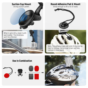 Kit d'accessoires pour caméra d'action <span class=keywords><strong>NEEWER</strong></span> 50 en <span class=keywords><strong>1</strong></span> compatible avec GoPro Hero 12 11 10 9 OSMO 4 3 <span class=keywords><strong>2</strong></span> Insta360 X3 X2 GO 3 SJCAM - Product Image 6