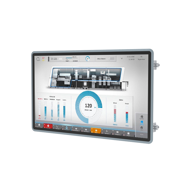 HUSHIDA 1080P Android 21.5 Inch Lcd Touch Screen Waterproof Open Frame Fanless Industrial Panel Pc