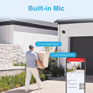 กล้อง <span class=keywords><strong>IP</strong></span> แบบไฮบริด 4MP POE สำหรับภายนอกอาคาร รูปทรงกระบอก พร้อมอินฟราเรดอัจฉริยะและไฟสีคู่ ตรวจจับมนุษย์/ยานพาหนะ ไมโครโฟนในตัว ตัวกล้องโลหะทั้งหมด รองรับ H.265 WDR - Product Image 3