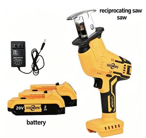 เลื่อยตัดไฟฟ้าไร้สาย ELECMAPS Professional Industrial 21V Brushless แบบลูกสูบ 3500 รอบต่อนาที เปลี่ยนใบเลื่อยได้โดยไม่ต้องใช้เครื่องมือ สำหรับงานไม้และโลหะ - Product Image 1