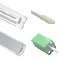 Vente en gros de tubes à gloss carrés de luxe personnalisés avec lumière LED et miroir