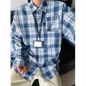 <span class=keywords><strong>เสื้อ</strong></span>เชิ้ตลายสก็อตแขนยาวแฟชั่นฤดูใบไม้ร่วงและฤดูหนาวสำหรับผู้ชาย สไตล์ลำลองแบบญี่ปุ่นและเกาหลี ติดกระดุม สำหรับการค้าต่างประเทศข้ามพรมแดน - Product Image 4
