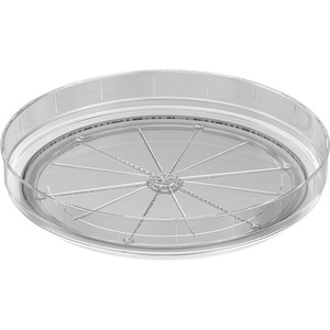 Rotating Cosmetic Storage Box Pet Material Silent Turntable For Bathroom Bedroom Desktop Makeup Organizer <b>Small</b> Large Size - Product Image 5