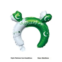 J'aime le Pakistan ballon décorations bandeaux Cheer Stick Pakistan drapeau fête Sport Football Football Match décoration