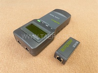 Peralatan serat optik penguji kabel LAN penguji kabel Patch cerdas untuk RJ11/RJ45/BNC