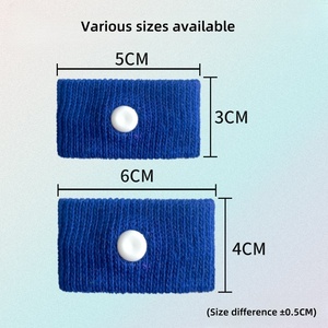 Akupresür Polyester Bileklikler Anti-Kusma Bilekliği Araba Deniz Uçak Seyahat Hastalığına Karşı Nefes Alabilen Yumuşak - Product Image 4