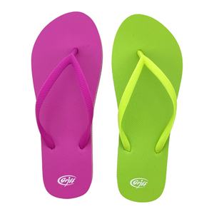 Vente en gros de tongs personnalisées avec logo, tongs colorées pour femmes, semelle sandwich, sandales de plage antidérapantes, pantoufles d'été, fabricant, vente en gros OEM - Product Image 3