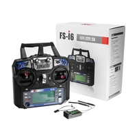 D'origine Flysky FS-i6 Transmetteur AFHDS 2A 2.4GHz 6CH Radio Système À Distance Contrôleur pour RC Hélicoptère Planeur