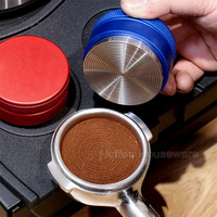Niveau de distribution de café personnalisé antidérapant à base lourde pour barista, outil facile à nettoyer, distributeur de poudre d'espresso