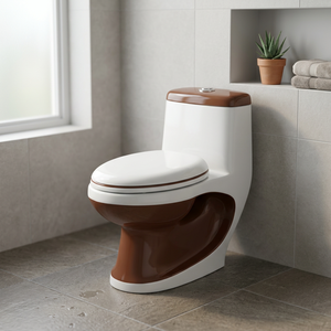 Inodoro de cerámica independiente moderno, gran oferta, armario de agua S-Trap de una pieza, desodorización automática de agua para baño de Hotel al aire libre - Product Image 1