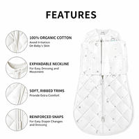 Sac de couchage bébé en coton biologique écologique polyvalent et très demandé pour l'intérieur