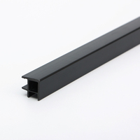 Profilé d'extrusion en plastique PVC ABS PP personnalisé, profilé extrudé en forme de U ou de L pour la construction de meubles, OEM selon les dessins