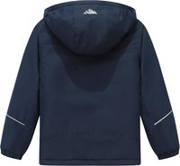 Veste de ski pour garçon, manteau d'hiver chaud pour enfants, veste de snowboard imperméable en polaire, coupe-vent, imperméable à capuche pour l'extérieur