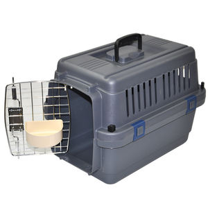 Plastik havayolu nakliye onaylı köpek taşıma kutusu Pet kafesleri çanta taşıyıcı ve seyahat kasalar kulübesi - Product Image 3