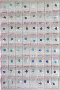 Pietra Sintetica in Vetro Taglio Principessa Colore Blu <span class=keywords><strong>Mare</strong></span> Scuro in Vendita - Product Image 5