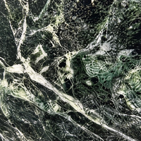 Grande dalle de marbre Verde Affai naturel poli pour plan de travail de cuisine, meuble-lavabo de salle de bain, revêtement mural, carrelage de sol
