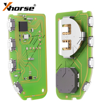 Placa de Circuito Universal Xhorse VVDI para Llave Inteligente Hyundai Kia de 4 Botones Laterales XZKA82EN