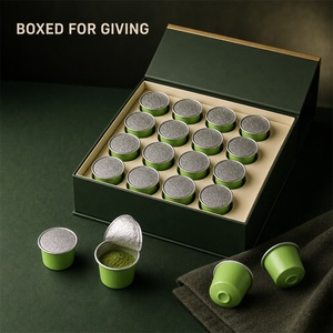 Capsules de matcha professionnelles OEM compatibles avec les machines Nespresso originales, dose individuelle, support de logo personnalisé, fourniture - Product Image 3