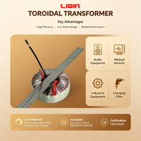 Transformateur d'isolement de qualité médicale monophasé à bobine en cuivre 50Hz 220V, équipement d'alimentation électrique clinique standard