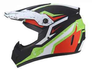 Casco ligero de motocross todoterreno con acolchado transpirable, gráfico a color, casco integral para motocicleta de cross, carreras todoterreno - Product Image 4