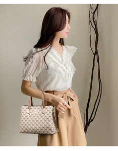 Venta Directa de Fábrica, Bolsos de Mano Retro de Lujo para Mujer, Gran Capacidad, Cuero PU, Bolso Tote Vintage, Bolso de Hombro para Compras - Product Image 2