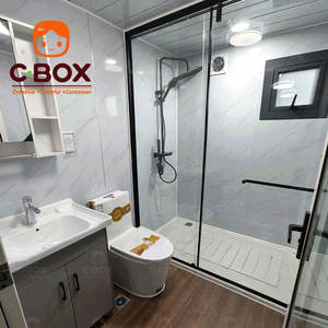 Cbox Villa préfabriquée de luxe de 20 pieds, résidence modulaire extérieure, maisons mobiles, chambre à coucher, camping, maison conteneur extensible - Product Image 4