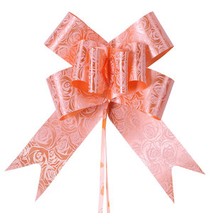 <span class=keywords><strong>Ruban</strong></span> en plastique imprimé avec motif de <span class=keywords><strong>rose</strong></span> <span class=keywords><strong>2022</strong></span>, nœud papillon à tirer pour la décoration de mariage - Product Image 2