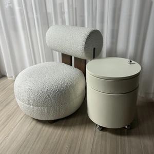 Sillón Individual Nórdico de Alta Calidad Zxm, Silla de Madera Maciza Contemporánea con Lana para Sala de Estar, Sillas de Descanso para el Hogar - Product Image 5