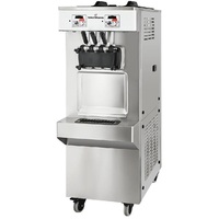 Machine à glace molle et gelato Moseener à usage commercial, vente en gros, pour fruits, lait, eau, farine, noix