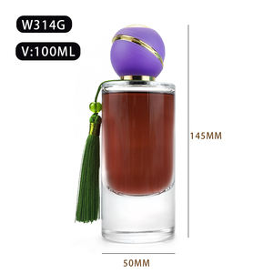 Bouteille de parfum cylindrique transparente à fond épais de 100ml pour pulvérisateur de pompe à capuchon en forme de boule pour pulvérisateur de pompe à capuchon en forme de boule pour <span class=keywords><strong>Parfu</strong></span> - Product Image 6