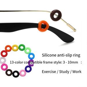 Multicolor Silicone Eyeglass Anti Slip <b>Ring</b> Glasses Temple Ear Retainer Accessories - Product Image 3