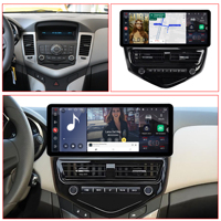 Radio para Auto Penhui 16+512GB Crystal Sound 850 Android 14 para Chevrolet Cruze 2009-2014, Pantalla de 12.3 Pulgadas, Reproductor de DVD Multimedia