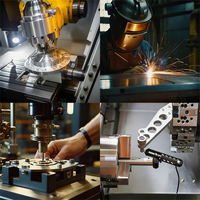 Services de fraisage et d'usinage CNC pour pièces métalliques en acier inoxydable avec traitements de surface par polissage, placage et sablage