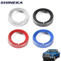 Accessoires en Alliage d'aluminium Tête Interrupteur Contrôle Couverture pour Ford F150 2015 +